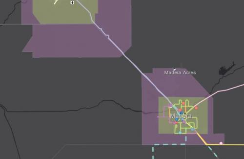 Madera County Regional Transit System Map