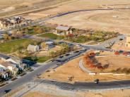 Aerial Hillside Elementary, Cordon Park, Harvest Park, Amphitheater, Clubhouse & Models.