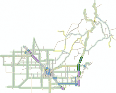 Image of Madera Roadway Network, Not detailed.