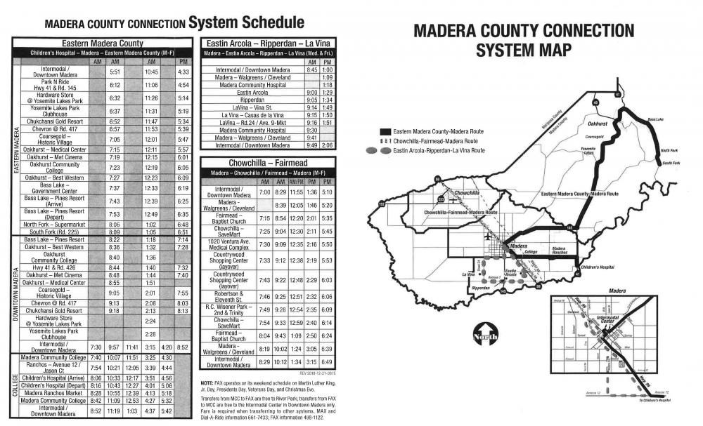 Madera County Connection (MCC) Madera County Transportation Commission