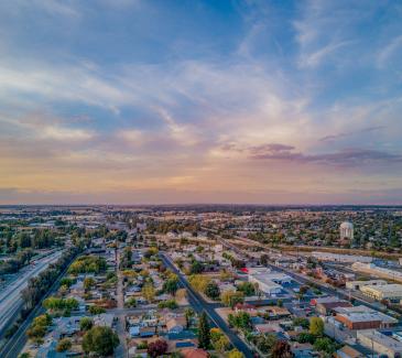 Aerial photo of the City of Madera